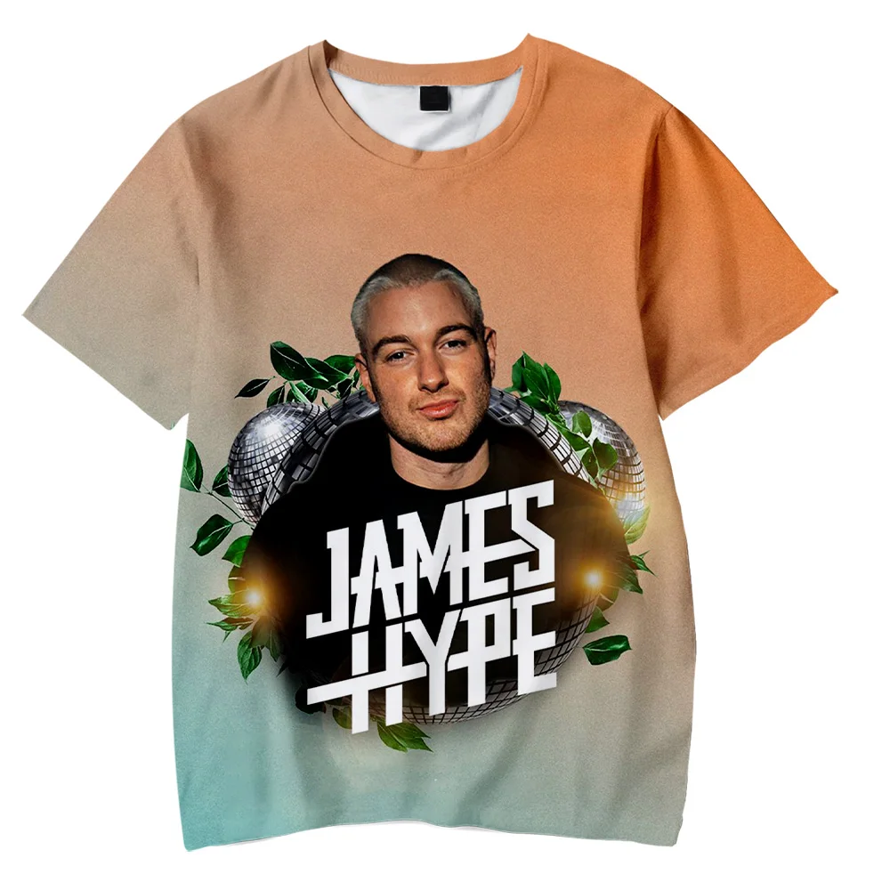 James Hype T-shirt Women Men 3D O-Neck Short Sleeve Tshirts Summer Casual Streetwear Clothes images - 6