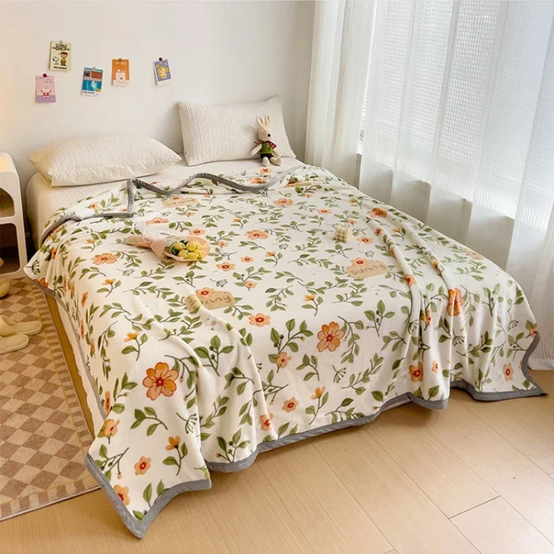 Хлопковое толстое одеяло зимнее детское с принтом персонализированный