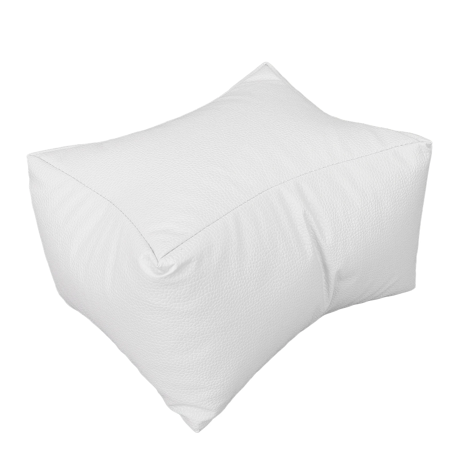 

Nail Art Hand Pillow Soft PU Leather 3 Height Detachable Waterproof Arm Rest Cushion for Nail SalonWhite