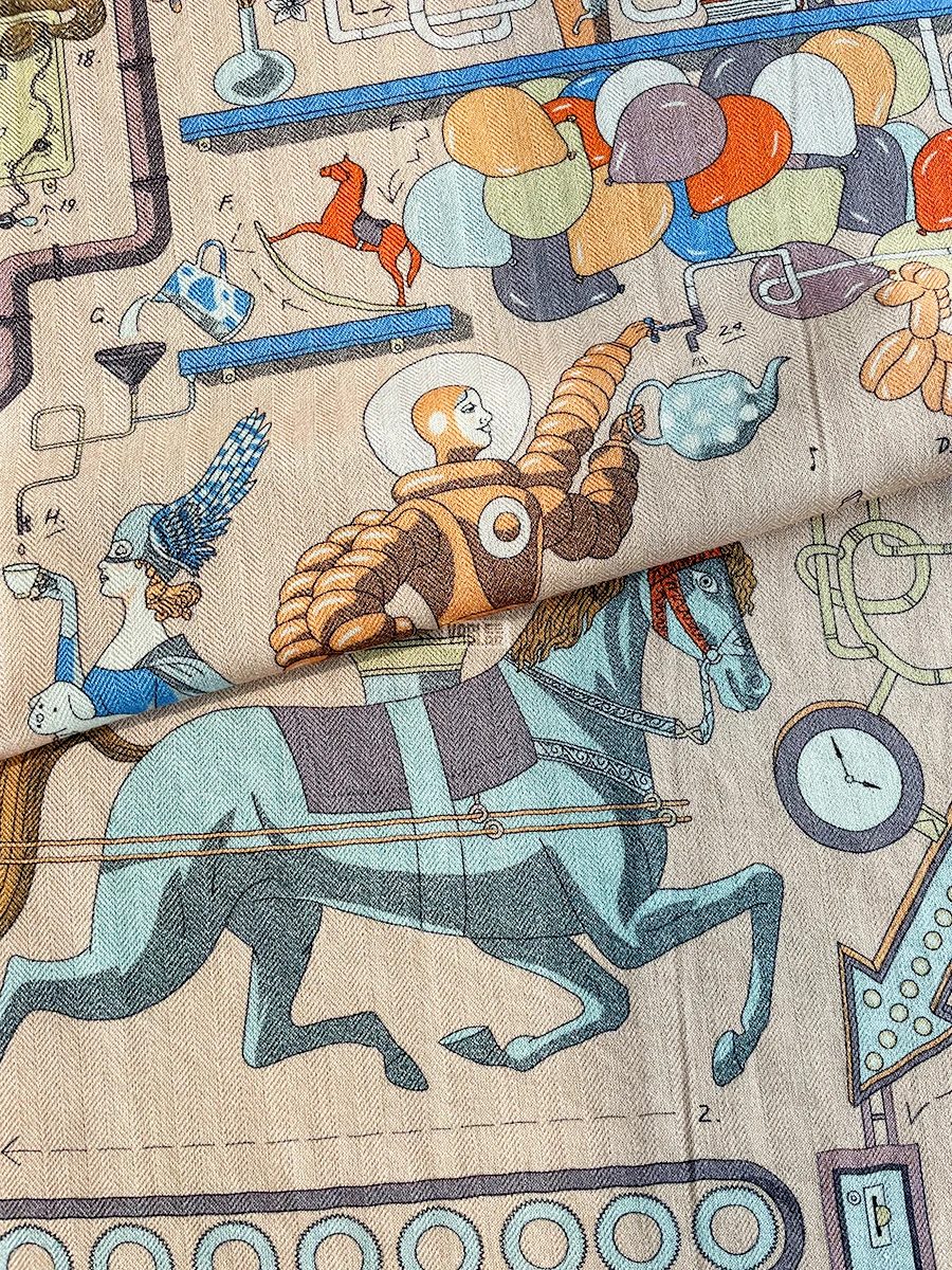 Дизайнерский кашемировый маленький шарф шаль ручной работы двусторонняя печать