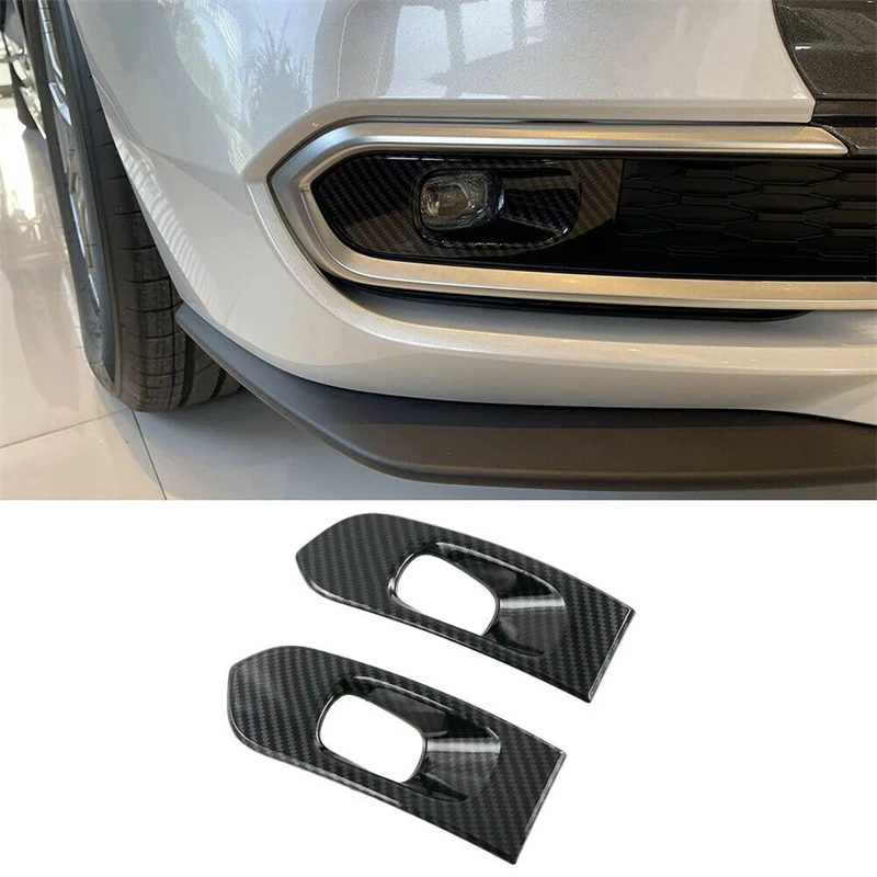

Carbon fiber Front Bumper Fog Light Cover Trim Fits For Toyota Sienna 2021 2022 Car Accessories