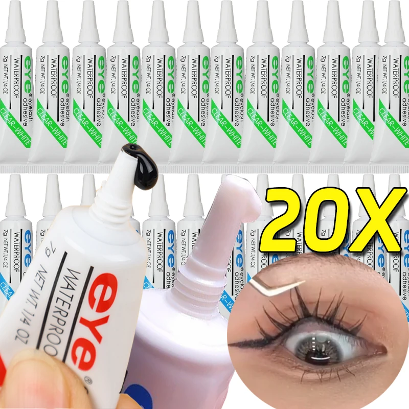20 шт. клей для наращивания накладных ресниц водостойкий Быстросохнущий