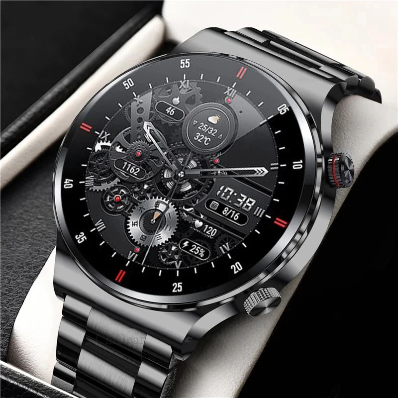 

2022 New ECG Monitoring Smart Watch Men Bluetooth Call Fitness Tracker Multi-movement Waterproof Smartwatch Men For Huawei IOS