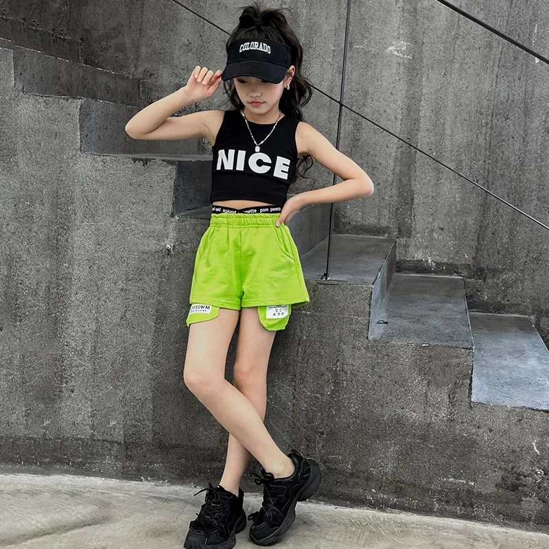 Летняя коллекция 2024 года повседневный жилет с надписью для девочек + модные