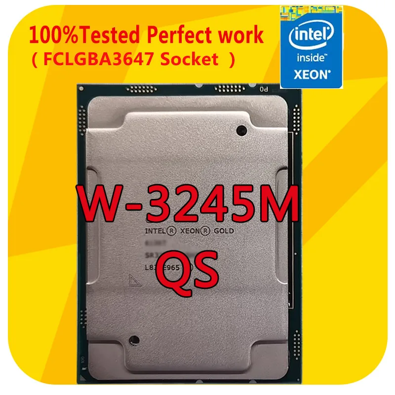 

Xeom W-3245M QS SRGSL 16C/32T 3,2 ГГц 205 Вт 22 МБ LGA3647 C422 не требуется