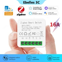 Умный переключатель Zigbee для приложения eWeLink 16A, выключатели света, релейный модуль «сделай сам», таймер, голос, работает с Alice Salute Alexa Google