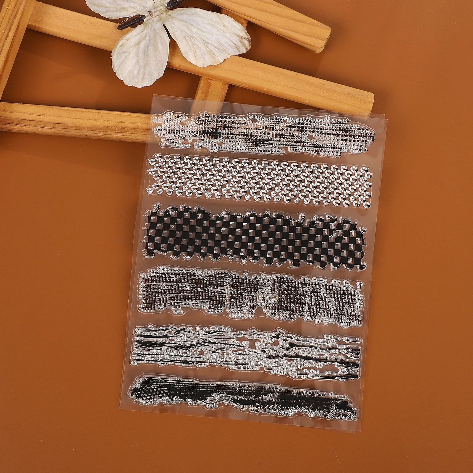 Прозрачный силиконовый штамп 