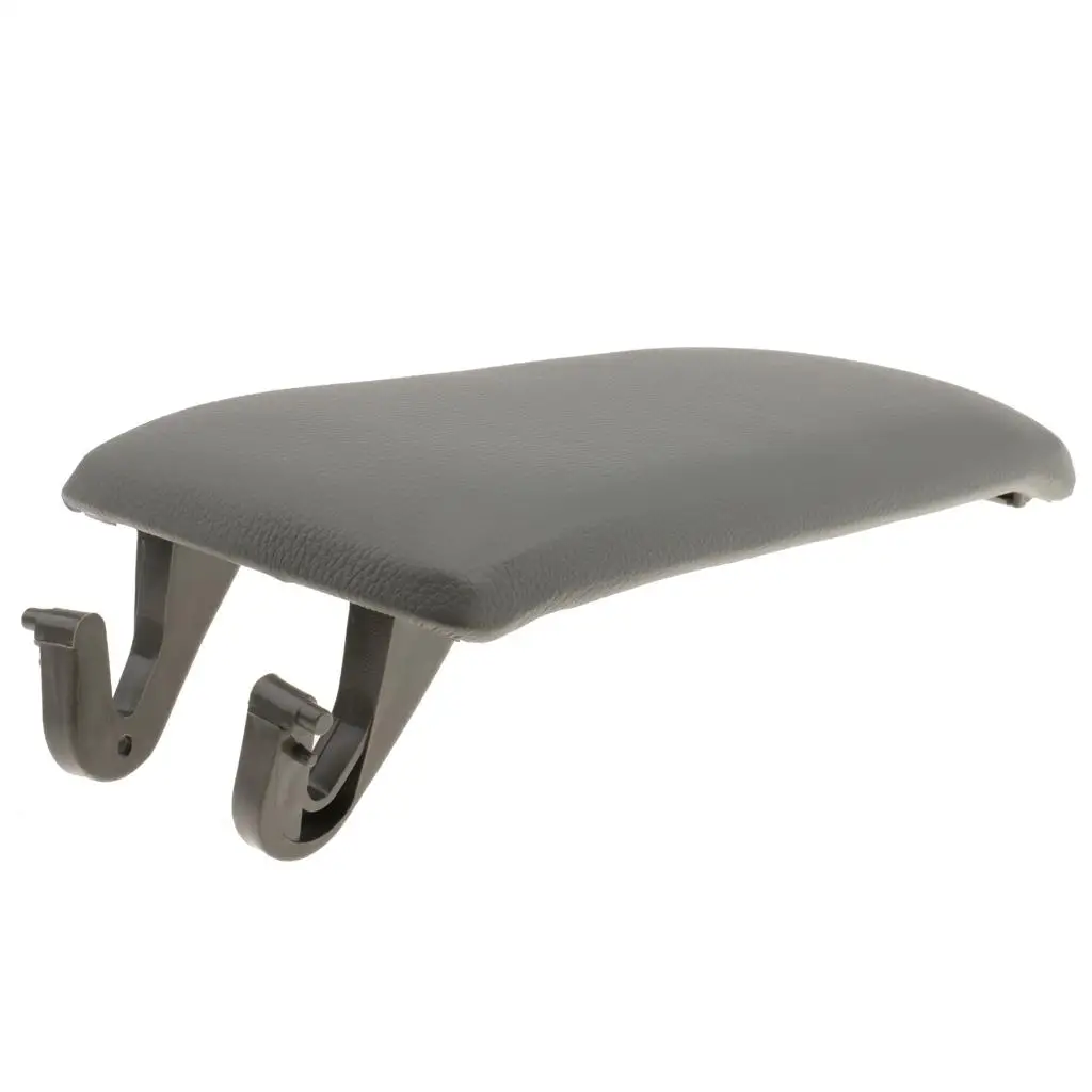 Кожаный чехол на центральный подлокотник для AUDI A6 S4 C5 серый 00-06