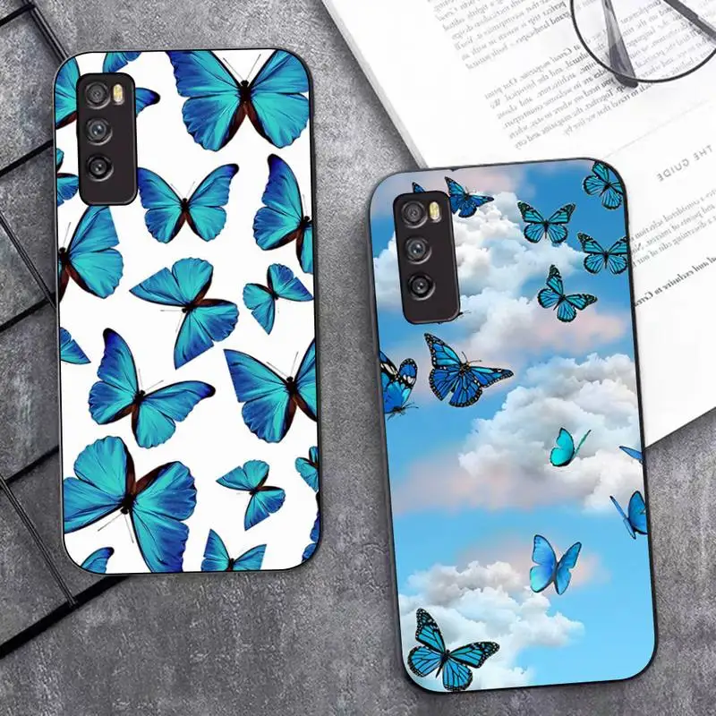 

Fashion butterflies sky Phone Case for Huawei Mate 20 10 9 40 30 lite pro X Nova 2 3i 7se