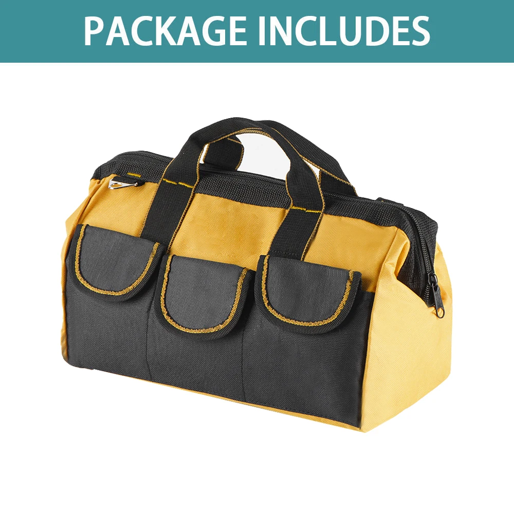 

Сумка для инструментов электрика, 13/17 дюйма, водонепроницаемая износостойкая портативная многофункциональная сумка для хранения инструментов для деревообработки