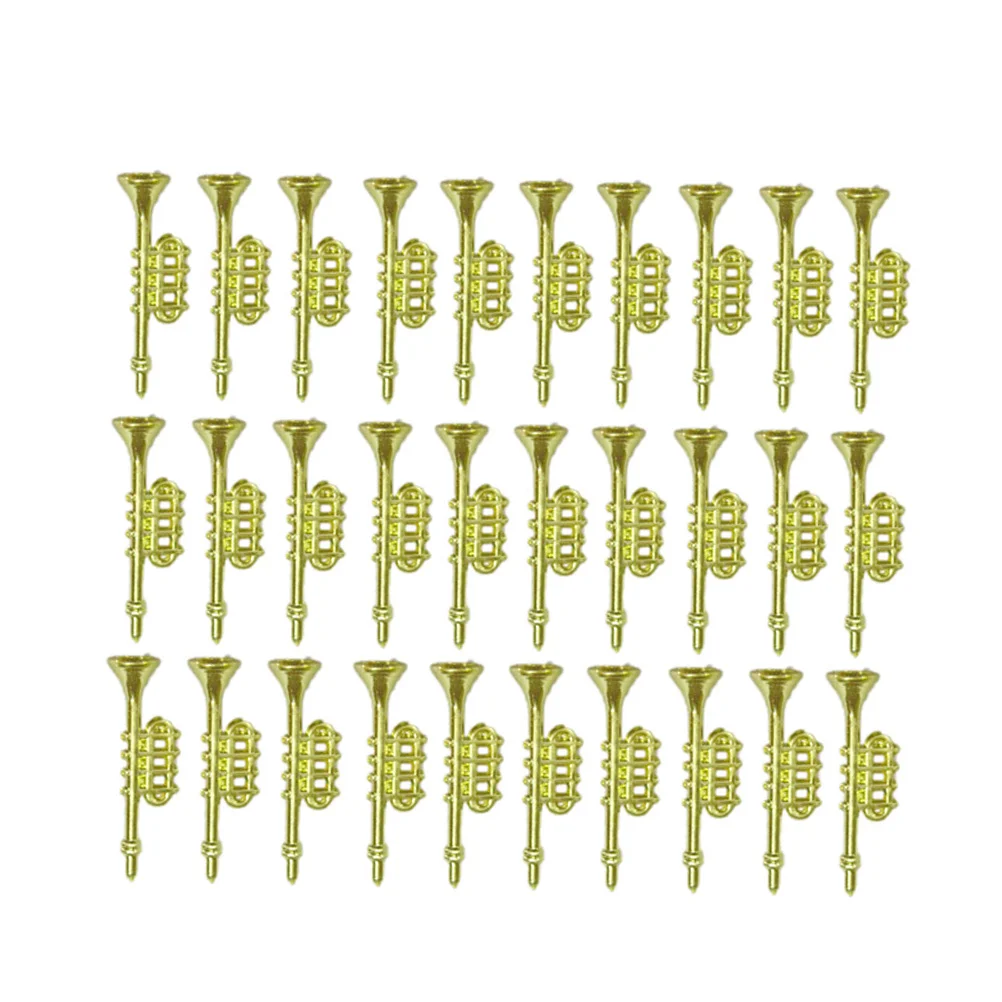 

60Pcs Horn Ornaments Horn Ornaments for Decoration Tree Christmas