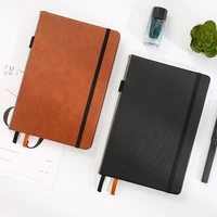 the focus journal undated daily planner notebook diary hardback with elastic closure and bookmark perfect for journal office