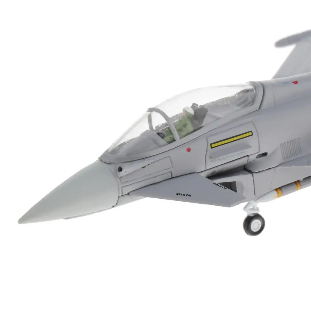 Модель дисплея штурмовика EF-2000 в масштабе 1/100 — металлический мини-военный