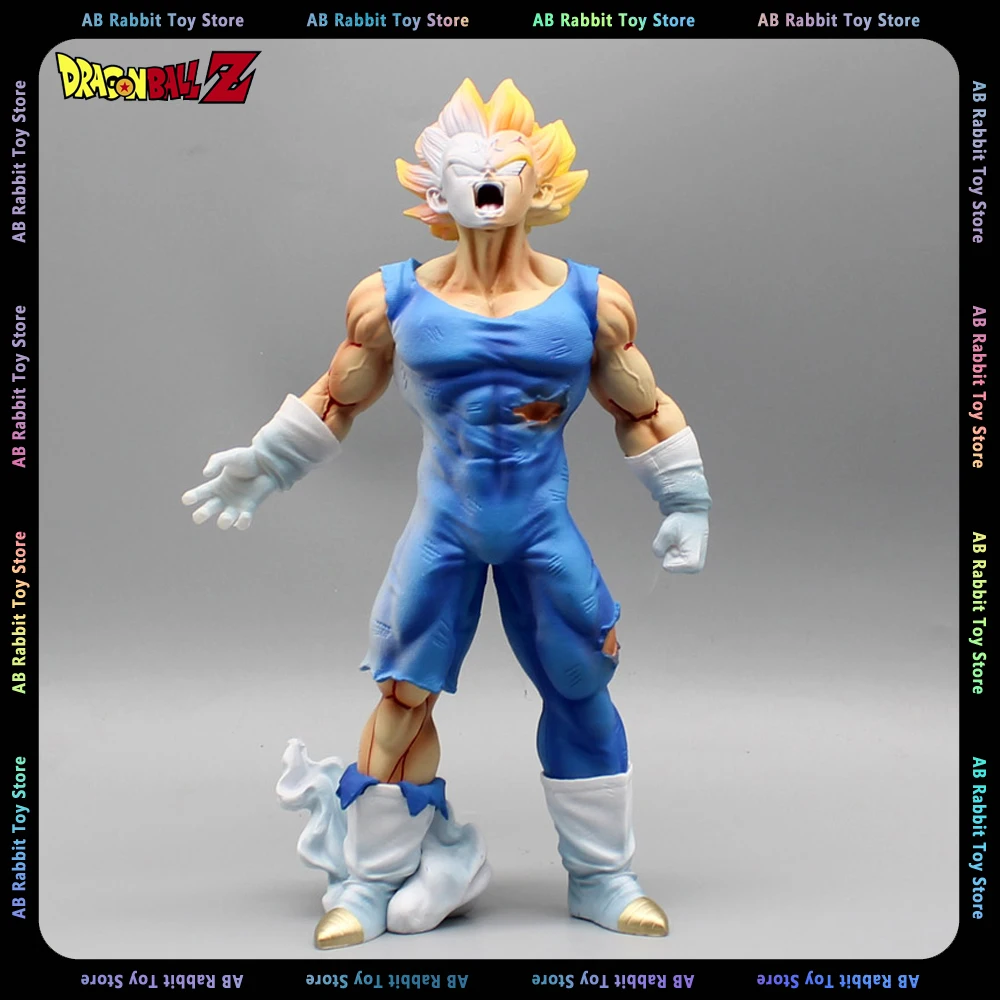 

28cm Dragon Ball Z Figure Gk Vegeta Anime Figures Self-Destruct Majin Figurine Dbz Pvc Statue Decor Collectible Model Toy Gifts