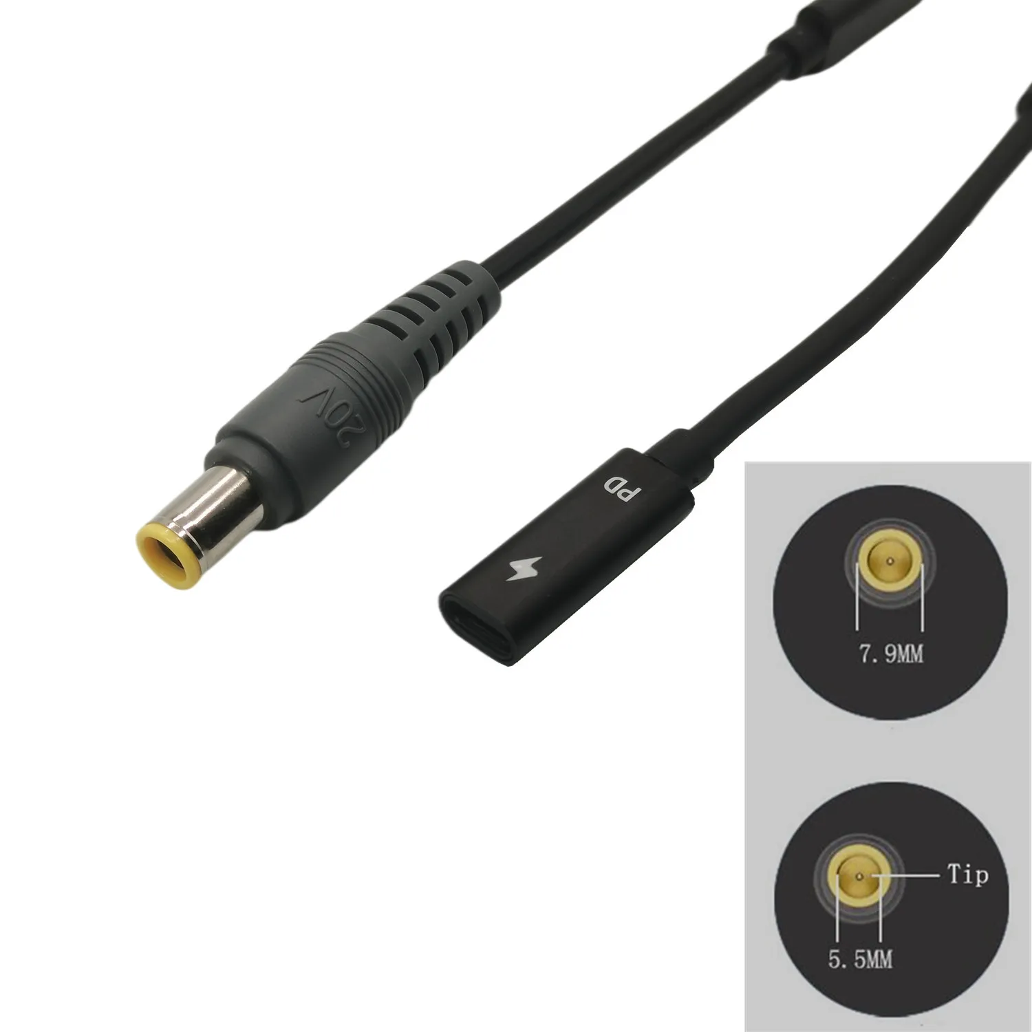 Переходник PD Spoof с гнездом USB Type-C на 7 4x5 0 мм 4 5x3 5 5x2 | Компьютеры и офис