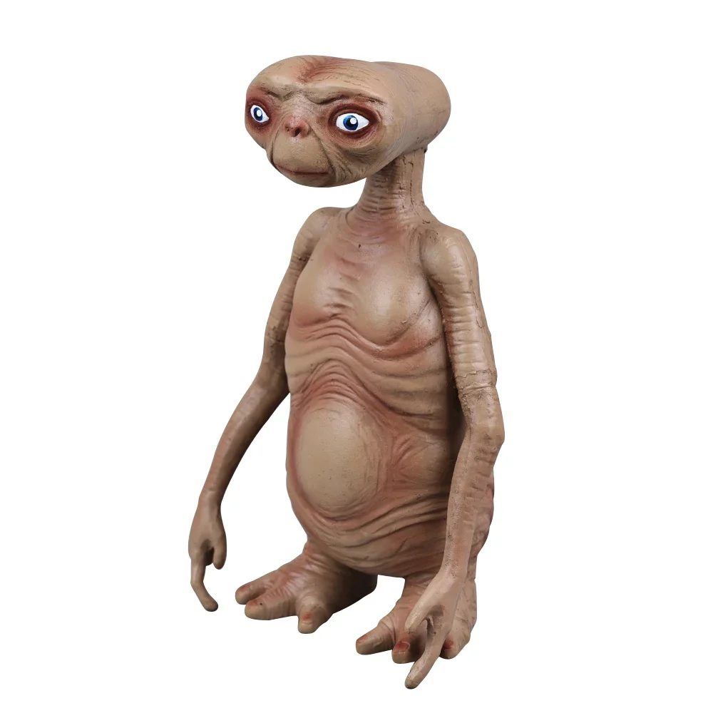 Фото ET The Extra Terrestrial Alien UFO Фигурки ПВХ Настольная Статуя Игрушки Латексный Талисман для Подарков Украшения Сувениры №4