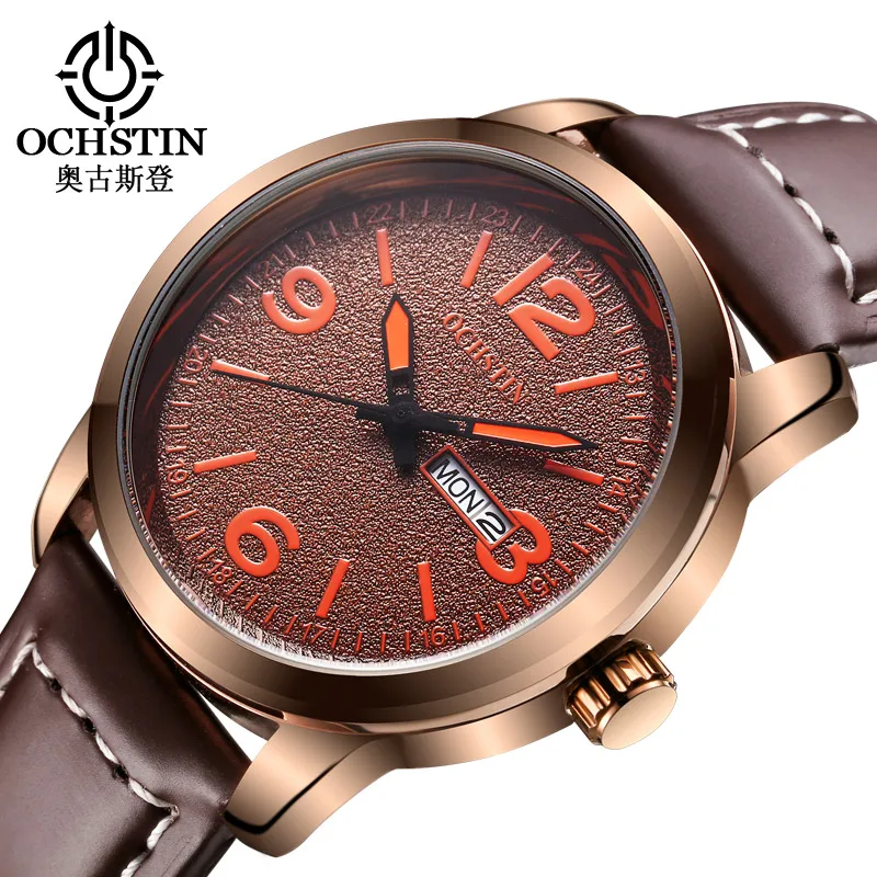 

Часы мужские Кварцевые водонепроницаемые, 41 мм, с циферблатом