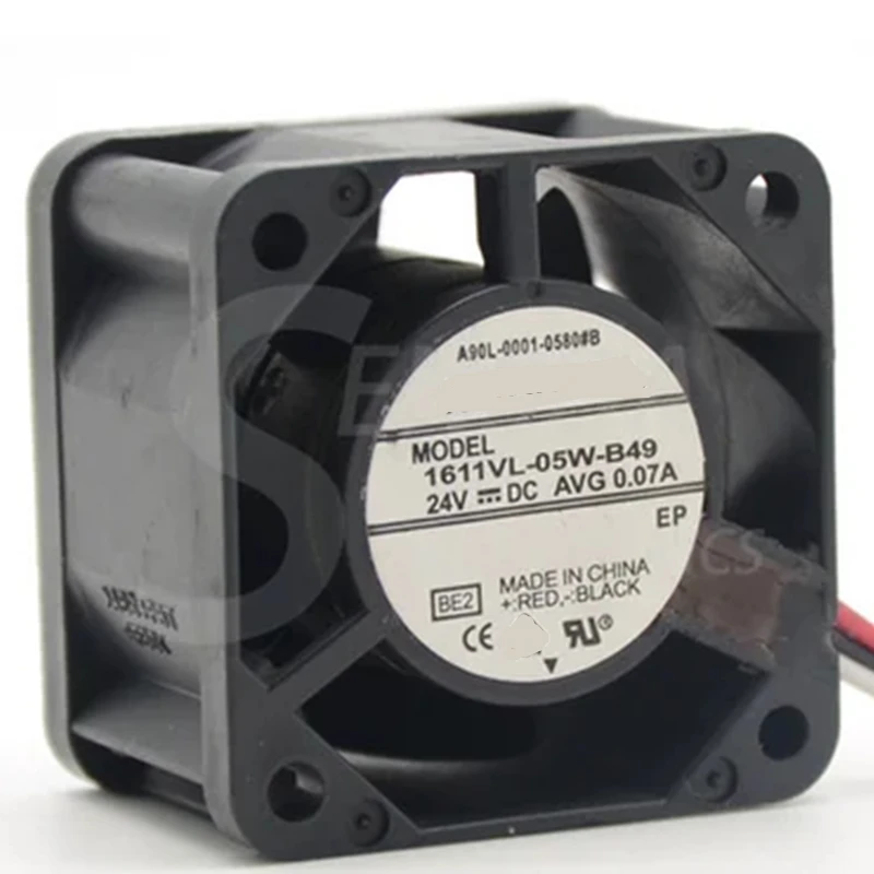 1611VL-05W-B49 A90L-0001-0580 # 8 DC 24 В AVG 0 07 А 40*40*28 мм Вентилятор охлаждения привода