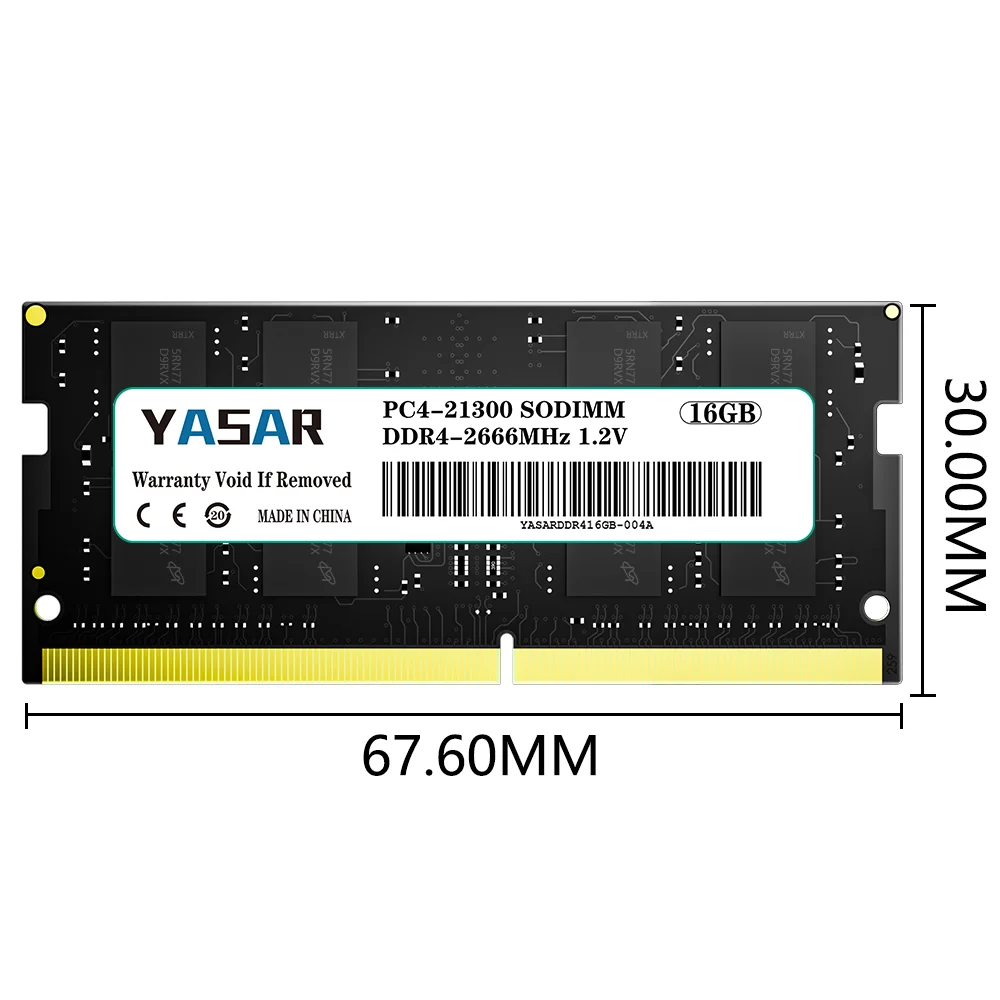 Память для ноутбука YASAR DDR4 RAM 16 ГБ 8 4 32 1 2 В 260 контактов 2666 МГц 2400 2133 ddr4 3200