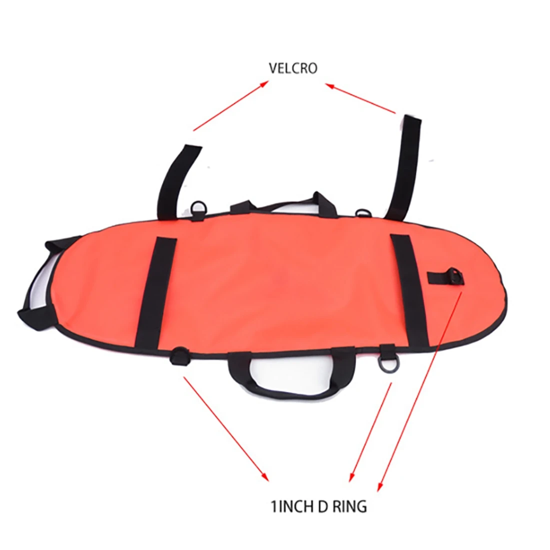 Надувной торпедный буй для подводной охоты сигнальный поплавок подводного