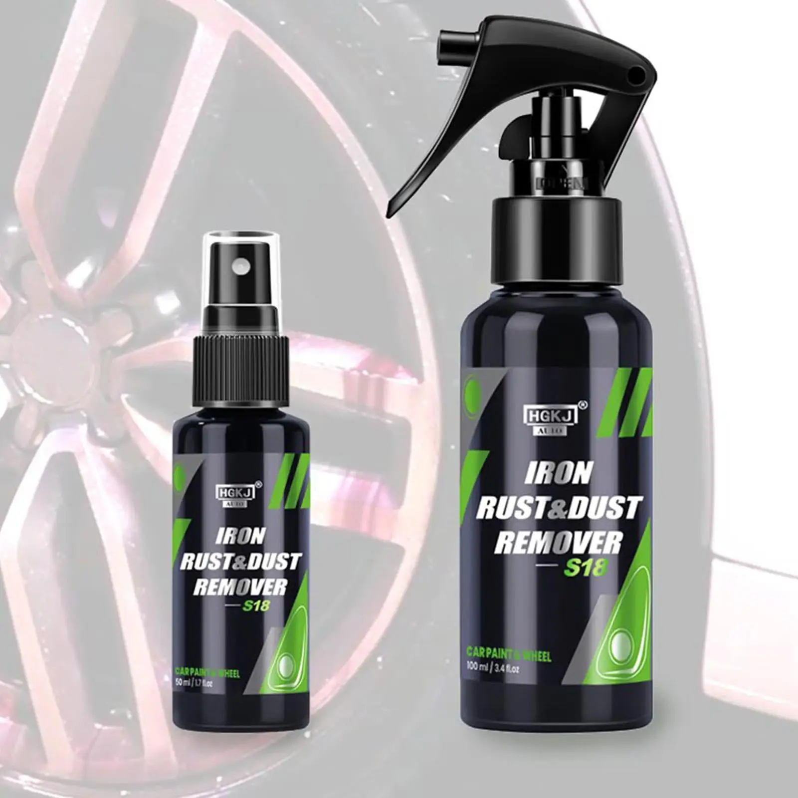 

Iron Rust Remover Spray 300ML Rust Cleaner Remover Spray Car Cleaning Tool Protect Wheels Tire Brake Discs From Iron Dust Rim