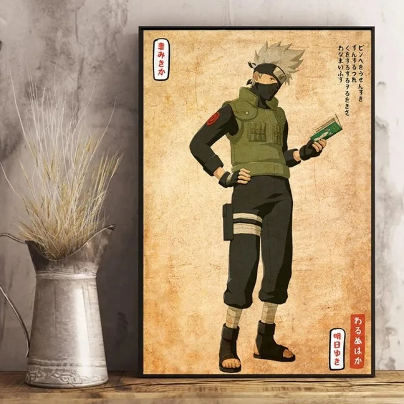 Японское аниме фотообои в стиле ретро художественные принты домашняя гостиная