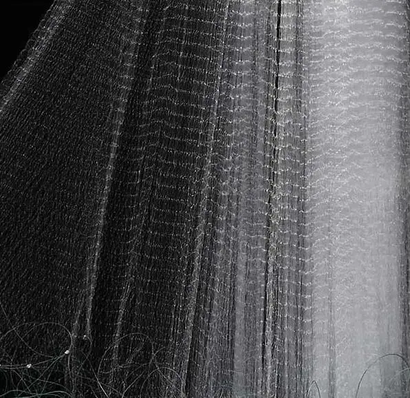 Трехслойная рыболовная сеть finefis сетка для ловли рыбы с плавающим грузилом 2*100 м