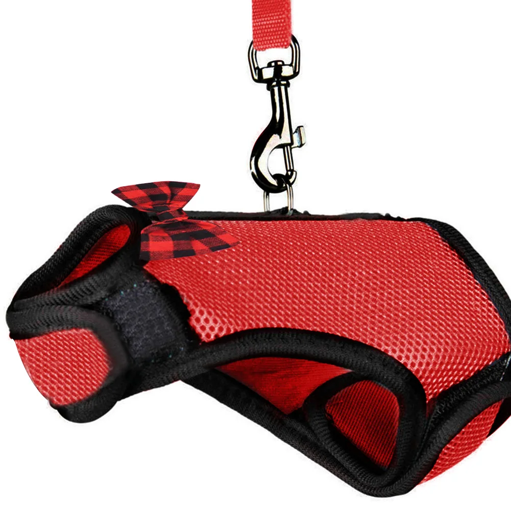 

Pet Mesh Soft Harness With Leash Small Animal Vest Lead For Hamster Rabbit Bunny Small Animal Pet Accessories Belt Lead Set