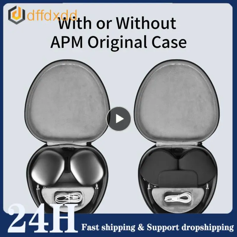 

Anti-extrusion Headphone Protective Cover Drop Prevention Ultra-thin Portable Ultra-thin Headphone Bag Durable Materials
