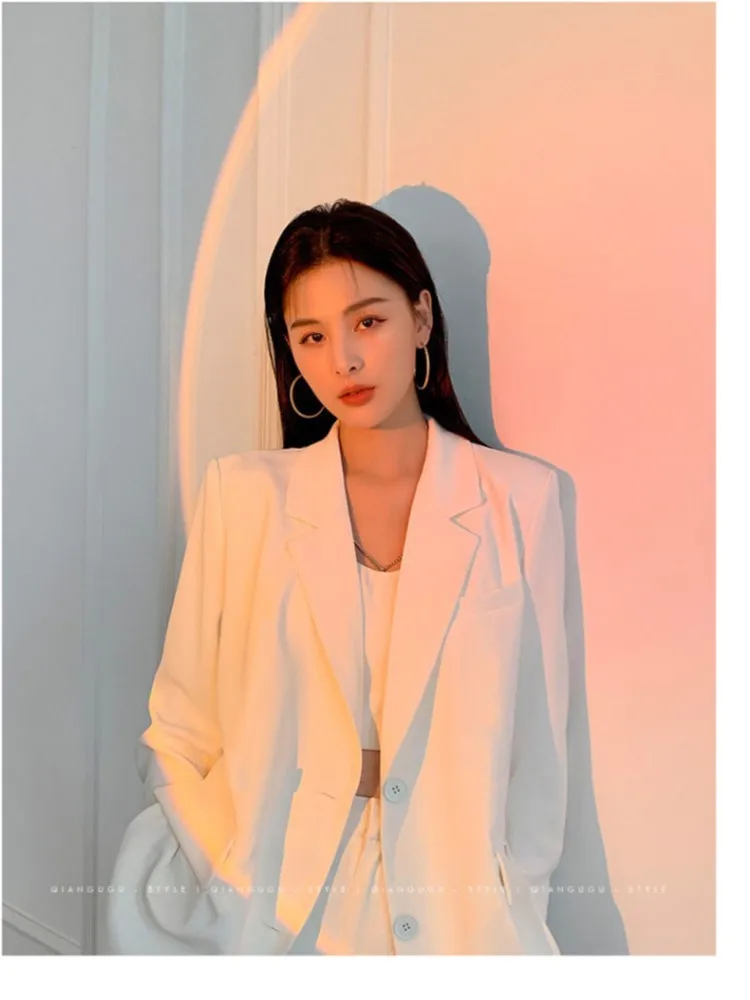 Женский пиджак Shuangfuxiang черного цвета