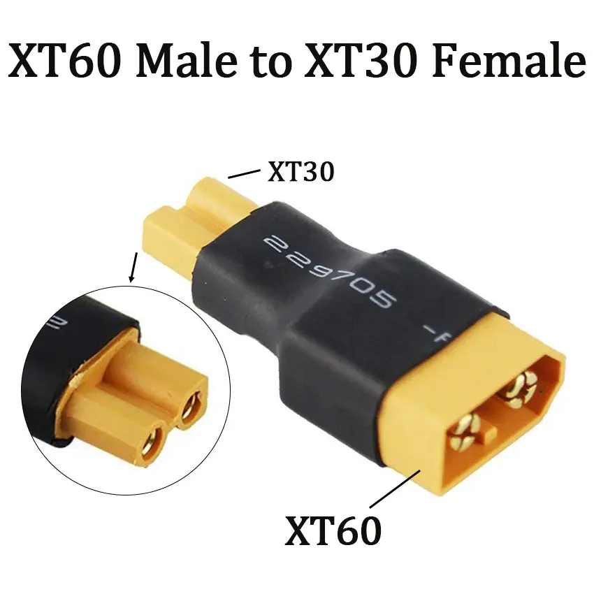 

1 шт. XT60 к XT30, адаптер разъема «папа/гнездо», 10 см, 16AWG, силиконовый провод, кабель для RC FPV Quadcopter CineLog35, детали дрона