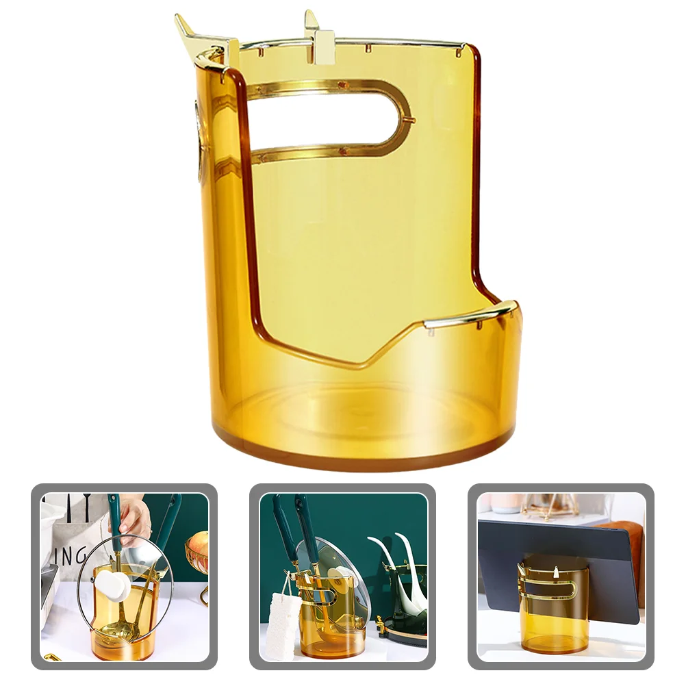 

Lid Holder Pot Spoon Rest Household Rack Resistantchopsticks Wear Organizer Desktop Stand Cover Multi Function Table