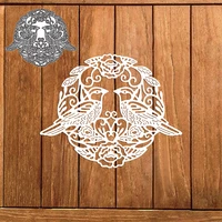 hollow floral bird totem metal cutting dies diy crafts card album photo making scrapbooking stencil new die cuts 2022
