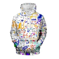 spring hoodies science formula 3d sweatshirts colorful 3d print man woman funny math logistics hooded streetwear sweatshirts
