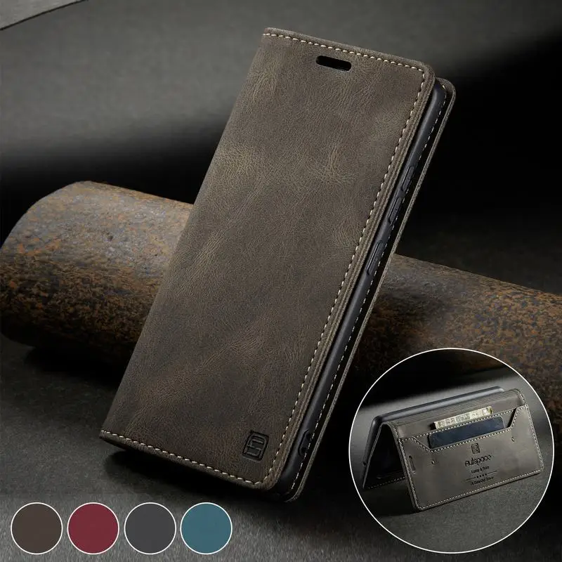 

Флип-чехол для Samsung Galaxy A42, кожаный матовый чехол-бумажник для Samsung A51, A71, 4G, A21S, A41