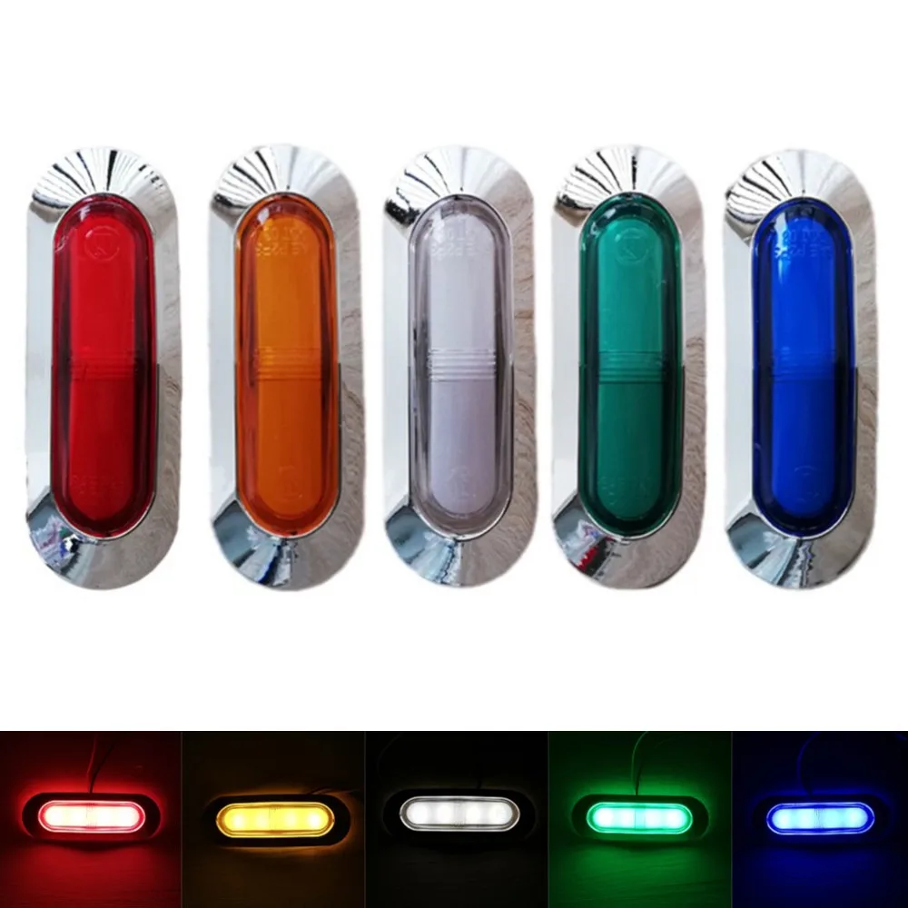 

2 шт., светодиодный боковые габаритные огни, 12 В, 24 В