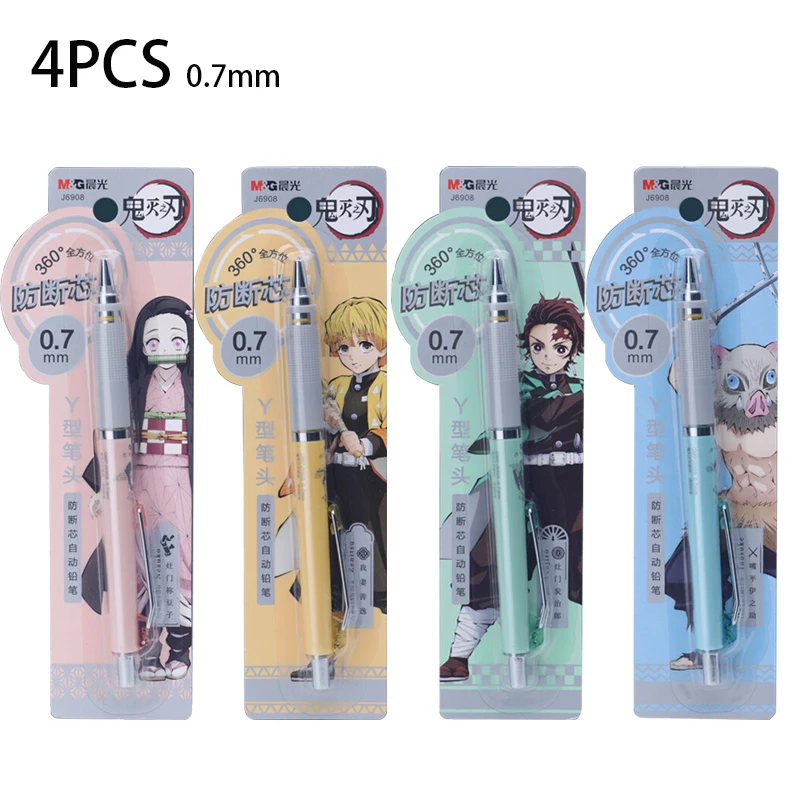 

Механический Карандаш 0,5 мм 0,7 мм канцелярские принадлежности аниме Мультяшные аксессуары для рисования эскизов пропеллерный карандаш