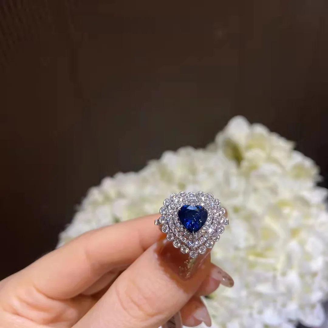 

Lovers Heart AAAAA Zircon Finger Ring 925 Sterling silver Engagement Wedding Band Rings for Women Birthday Party Jewelry Gift