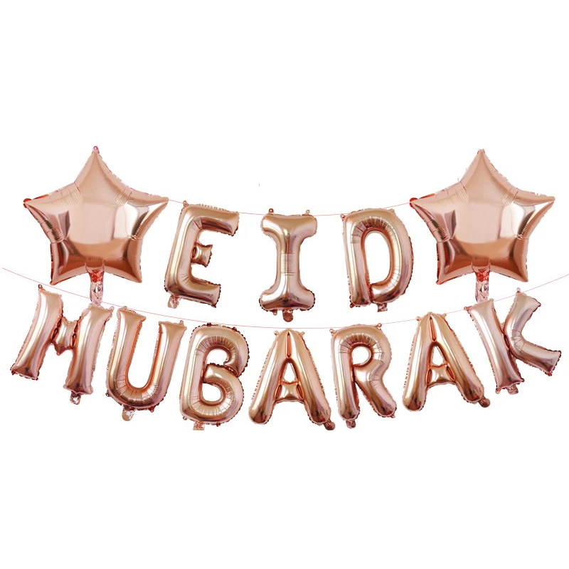 

EID Mubarak Moon Star Balloon Set Ramadan Decorations for Home Eid Mubarak Islamic Muslim Party Decor Eid Al Adha Ramadan Kareem