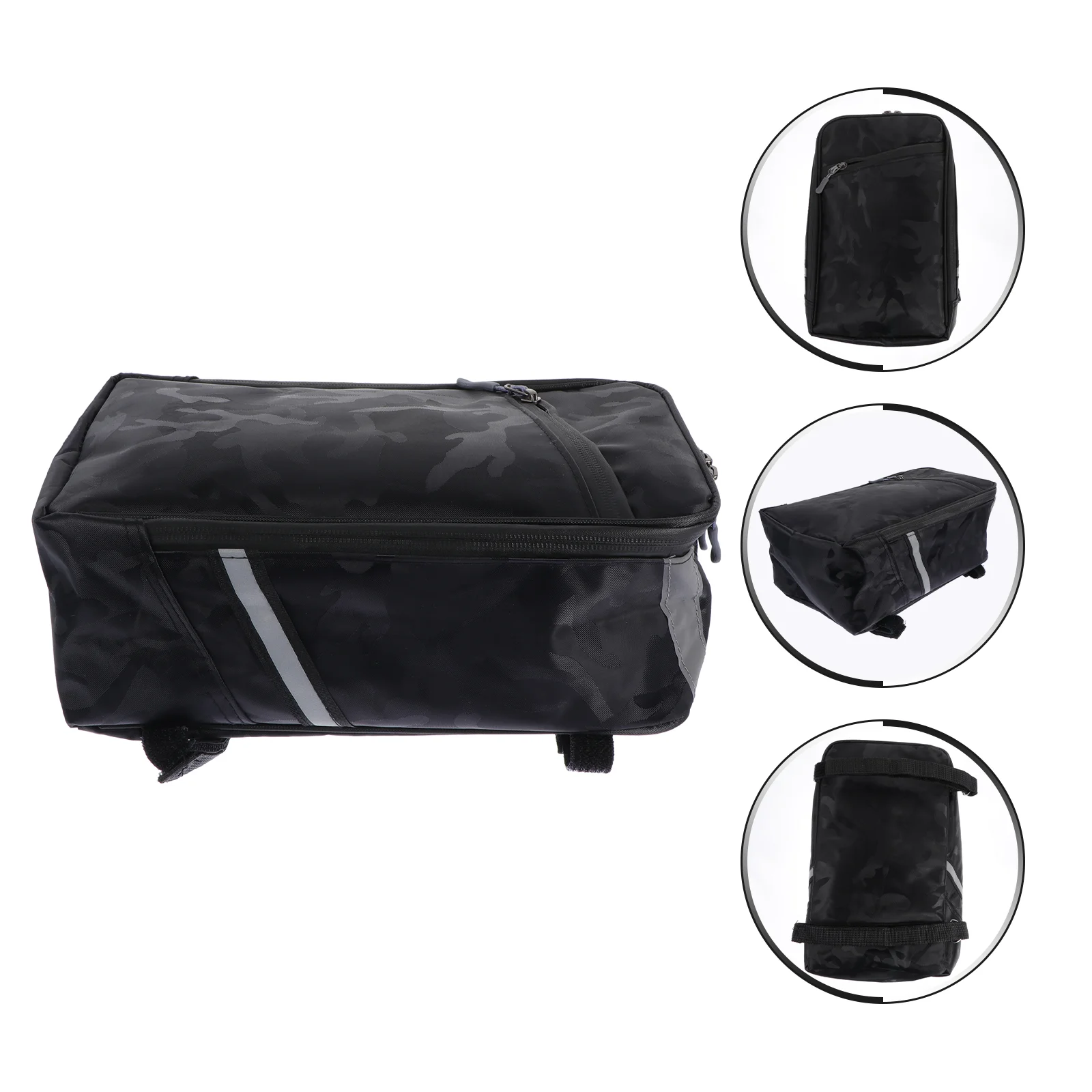 

Bike Bottle Pouch Mountain Bike Bag Bike Luggage Carrier Bag Bike Cargo Bag Large Capacity Storage Bag Large Panniers Bag