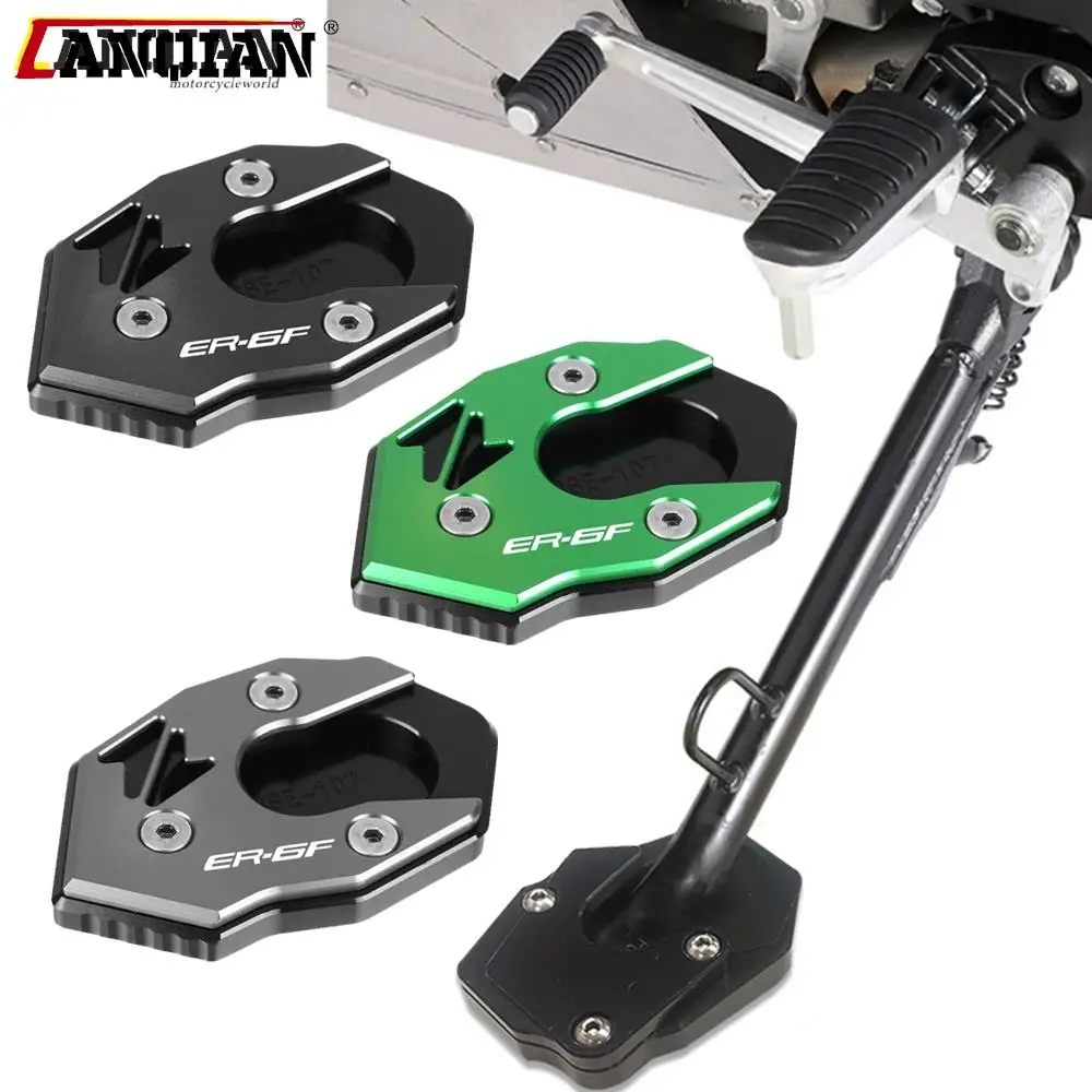 

Для KAWASAKI ER6N ER6F ER-6N ER-6F 2011 2012 2013 2014 мотоциклетная боковая подставка для увеличения подножки опорная пластина удлинитель подставки