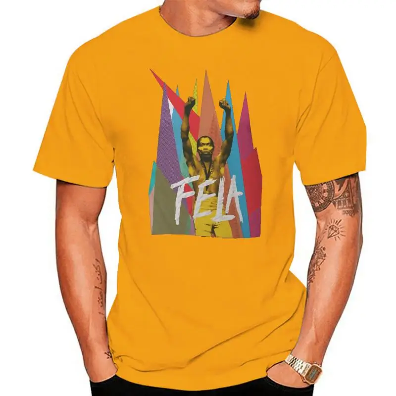 

Camiseta de Fela Kuti para hombre Young, camiseta informal de манга corta, nueva