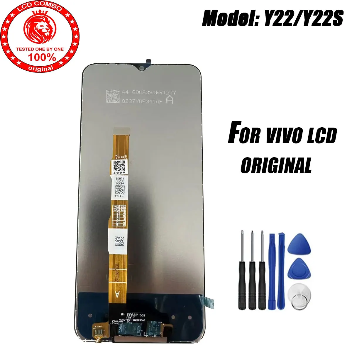 

6,55 "оригинальный для Y22s V2206 экран оригинальный для Vivo Y22 V2207 ЖК-дисплей кодирующий преобразователь сенсорного экрана в сборе экран дигитайзер в сборе Замена
