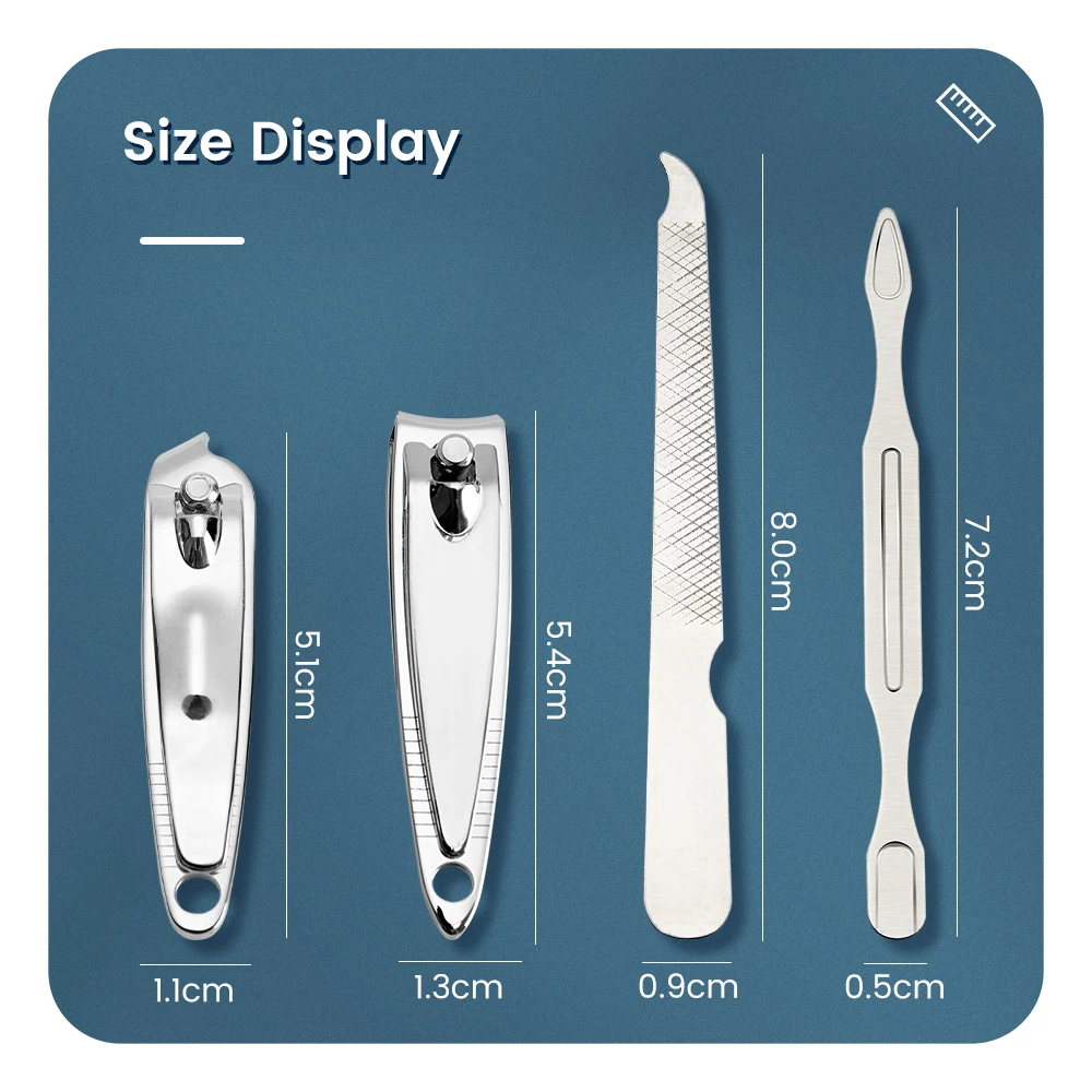 7 шт. ножницы кусачки для ногтей набор плоскогубцы омертвевшей кожи нож педикюра