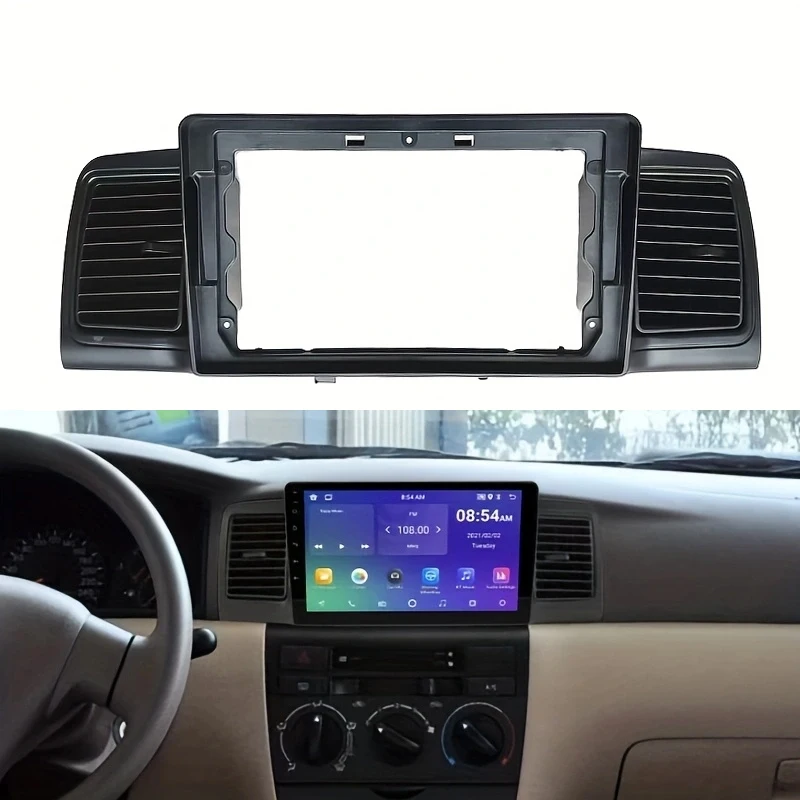 

Автомобильная 2-DIN Магнитола С 9-дюймовой Лицевой Панелью Для Toyota Corolla E120 BYD F3 2007-2011, Комплект Панели Приборов
