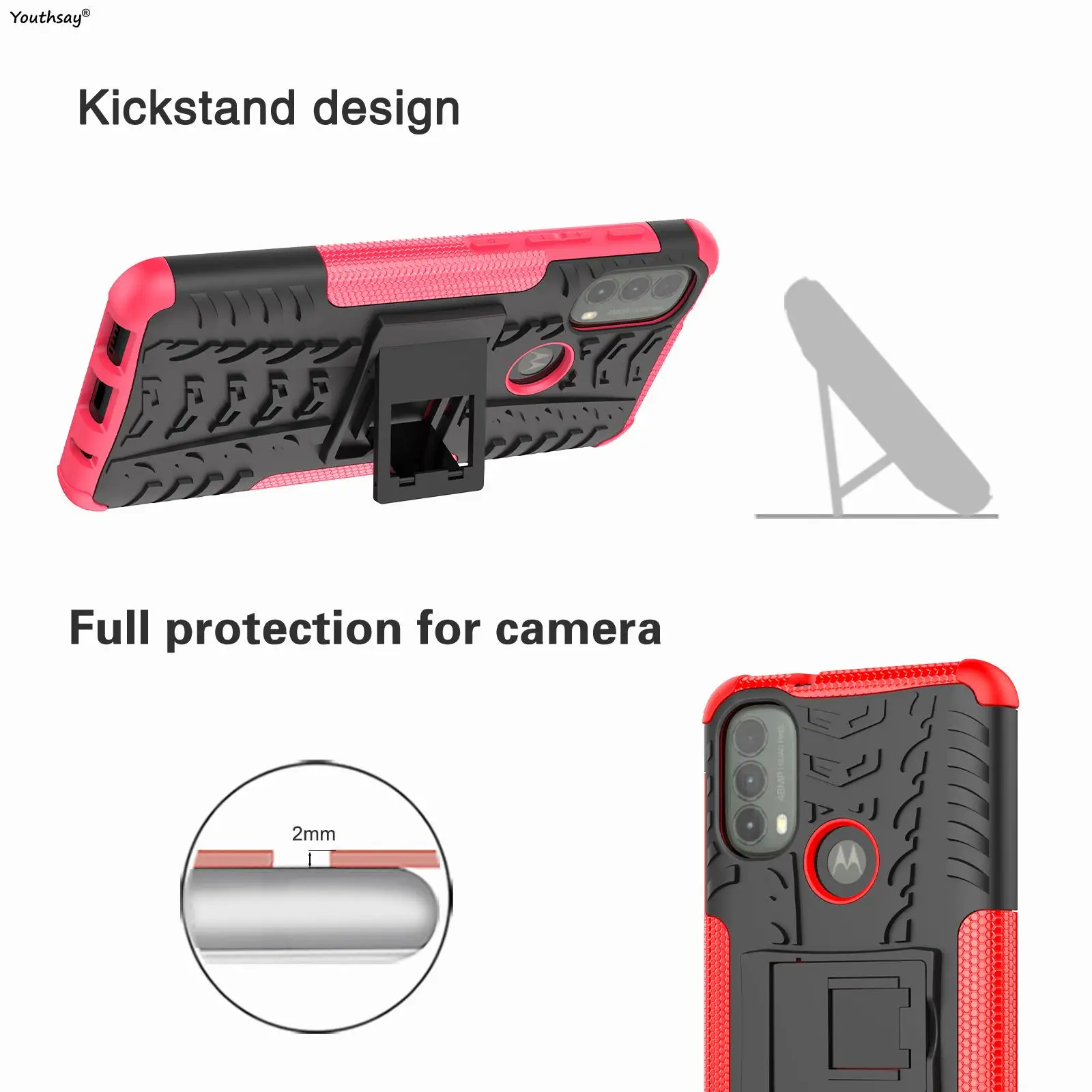 for motorola moto e40 case for moto e40 e30 cover shockproof armor protective phone bumper for moto e40 free global shipping