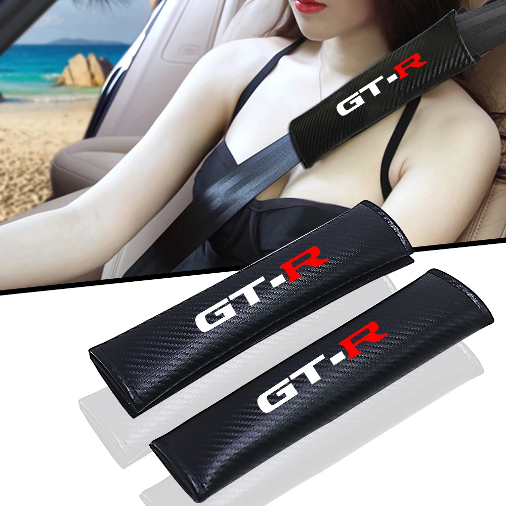 

for nissan GTR GT-R NISMO R35 premium edit 2pcs Car seat belt accessorie car accessories