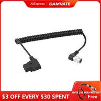 camvate d tap to right angle 4 pin hirose cable elbow plug for sound devices 688 644 633 zoom f8 power cable