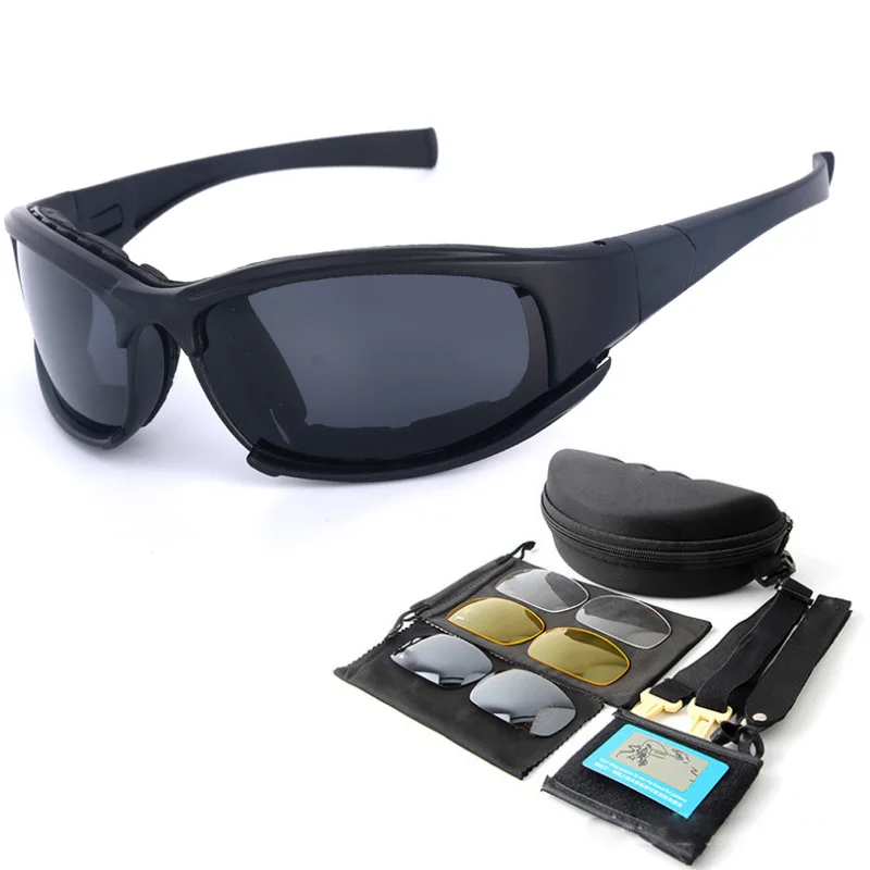 

Солнцезащитные очки Daisy X7 мужские в стиле милитари, поляризационные, пуленепробиваемые, для страйкбола, стрельбы, с дымчатыми линзами, для е...