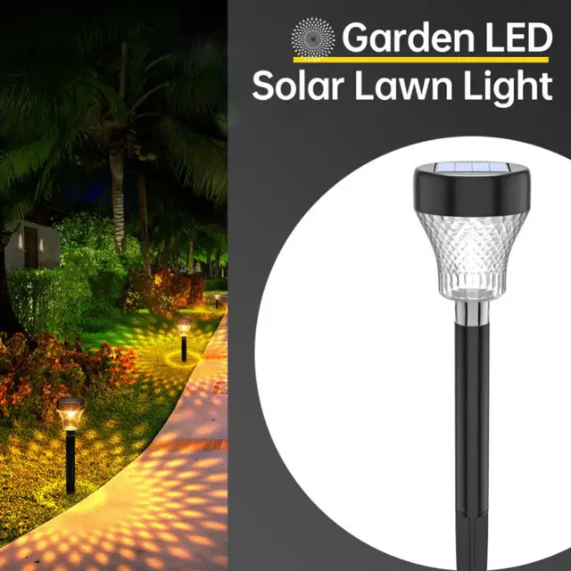 Outdoor Solar Lamp Led Solar Pathway Lights For Garden/landscape/yard/patio/driveway/walkway Garden Lights Waterproof 2